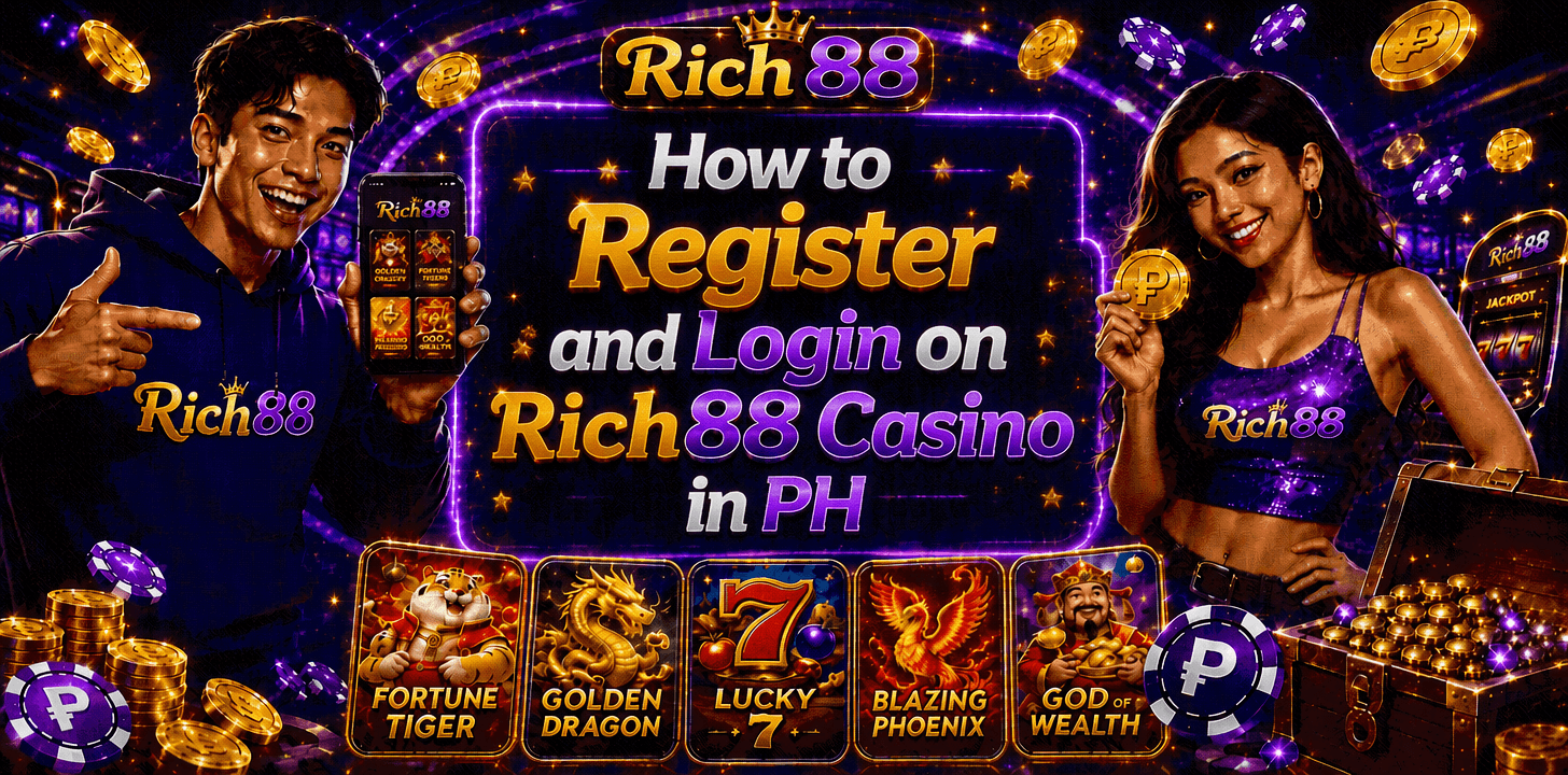 How to Register and Login on Rich88 Casino in PH